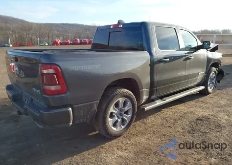 2021 Ram 1500 Big Horn 4X4 5'7 Box из США, поврежденный, VIN 1C6SRFFT6MN504376